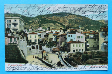 Auto Chrom Ansichtskarte AK Villefranche 1905 Ortsansicht Frankreich France 06 Alpes Maritimes